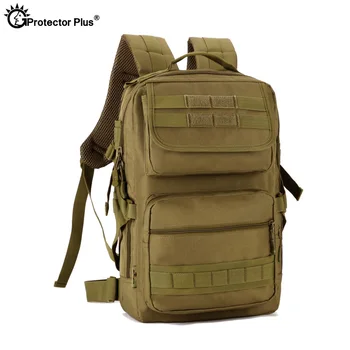 

PROTECTOR PLUS Camo Backpack Men's Tactical Bag 25L Capacity Military Field Assault Man Woman Desert Hunting Hiking Backpack