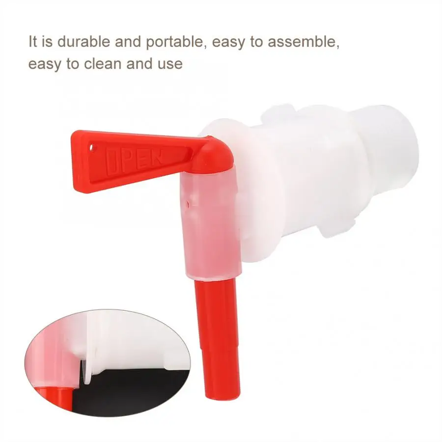 

Beer Growler Red Plastic Beer Brew Bucket Tap Faucet Bottling Spigot For Beer Brewing Brewing Keg