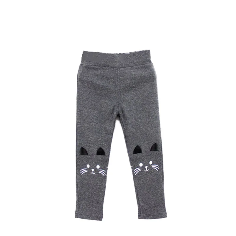 

Toddler Kids Girl Cat Pattern Tight Pants Stretch Warm Trousers 2-7Y QL