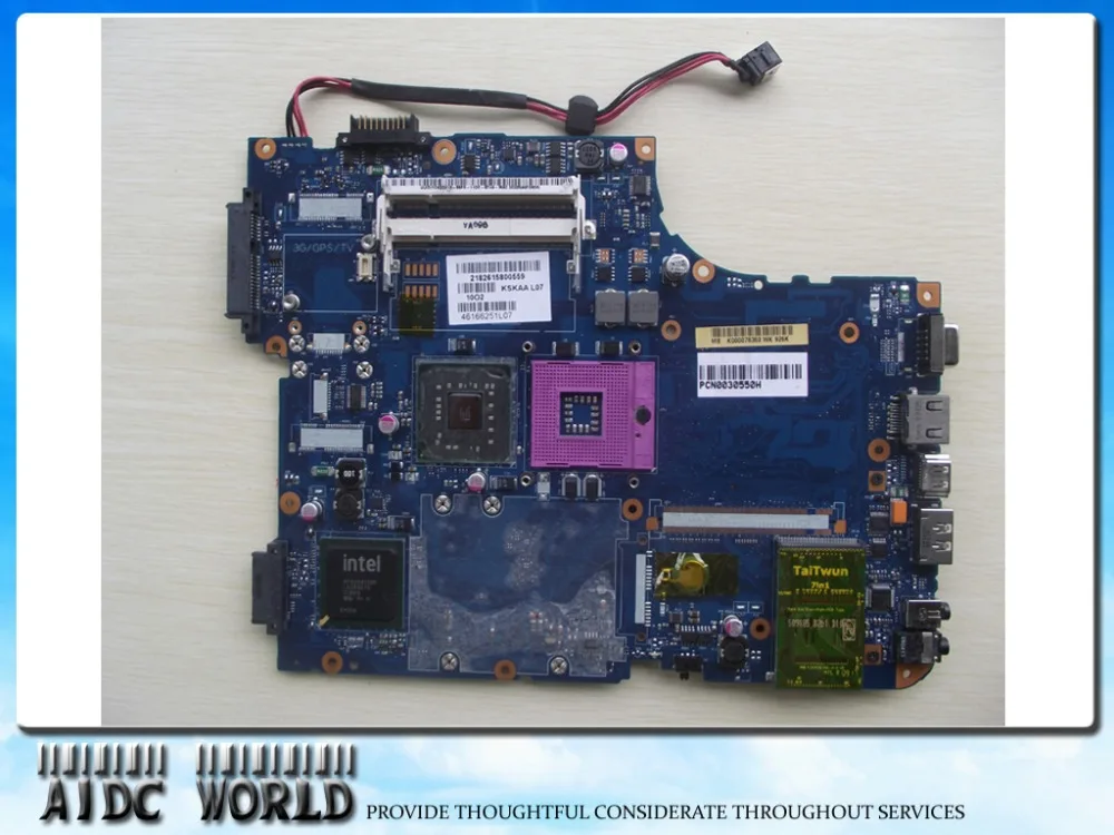 Free shipping,K000086330 LA-4993P for Toshiba Satellite A500 Motherboard ,100%Tested okay!90days warranty!