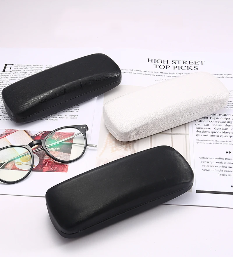 PU Leather Glasses Case Rectangle detail (1)