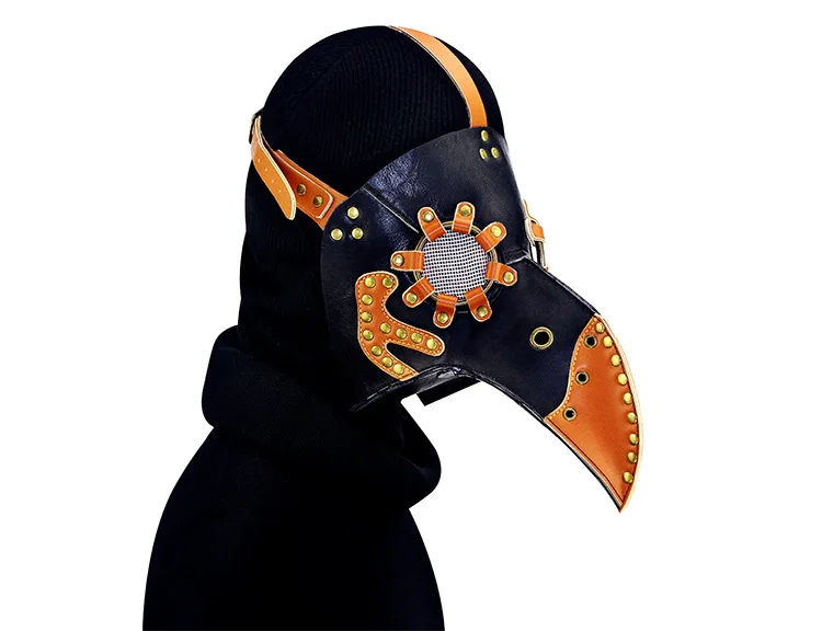 Gear Duke/Вечерние Маски на Хэллоуин в винтажном стиле, искусственная кожа, маска с клювом в стиле стимпанк, чума, доктор, маски, костюм, опора, птичий рот, дизайнерские маски, вечерние аксессуары