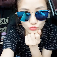 Fashion 2017 Cat Eye Sunglasses Women Luxury Brand Vintage Sexy Mirror Sunglass Sun Glasses Oculos font
