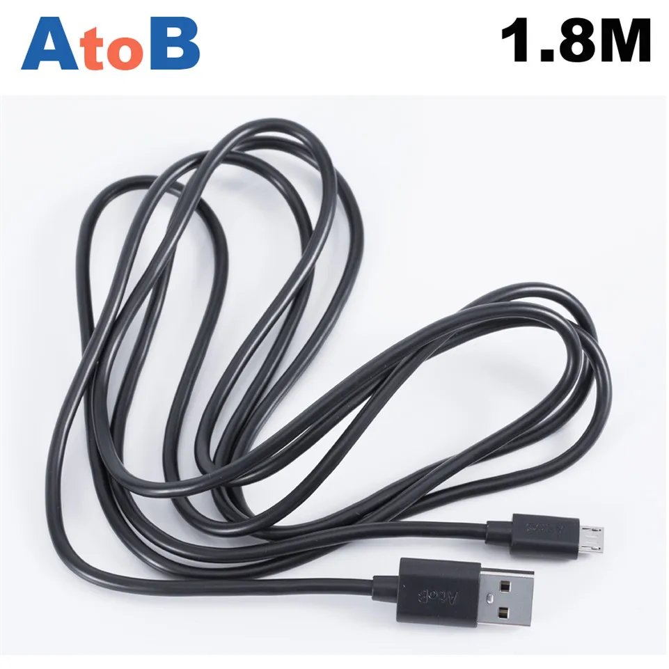 Micro Cavo USB Keple Ricarica Rapida 2.4A Per Sony Xperia - Intrecciato In Nylon, 1 Metro, Nero, Compatibile Con Z3, Z5, XA, M5 E Altri
