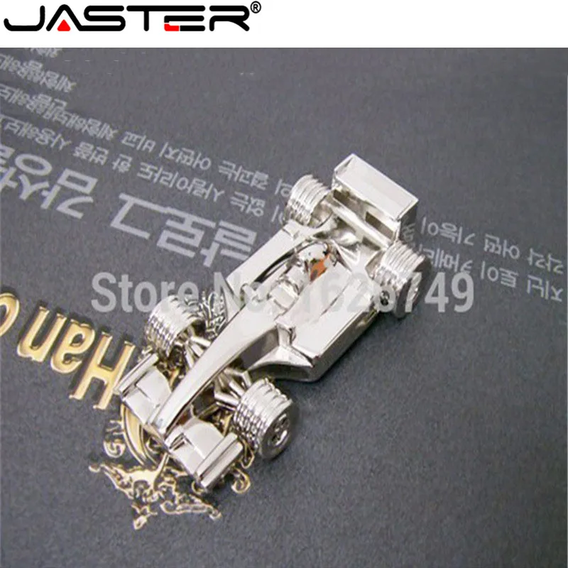 

JASTER Car USB Flash Drive 32GB 16GB 8GB Metal Waterproof Pen Drive F1 Race Car Automobile USB Stick Pendrive