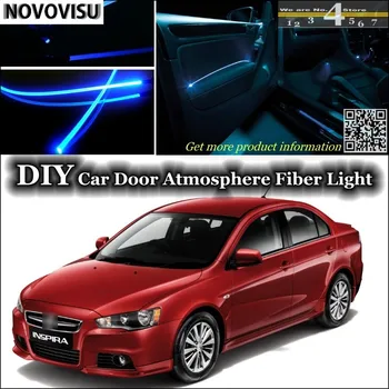 

NOVOVISU For Proton Inspira interior Ambient Light Tuning Atmosphere Fiber Optic Lights Inside Door Panel illumination Tuning