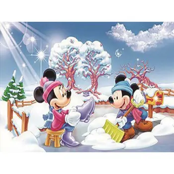 

Christmas Diamond Mosaic Diy Diamond Painting Cross Stitch Cartoon Full Painting Rhinestones Diamond Embroidery Home Decor