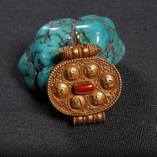 

Handmade Nepalese 925 silver OM Mani Padme Hum Gau Pendant Sanskrit Buddhist Prayer Box Tibetan Six Words Gau Box Pendant