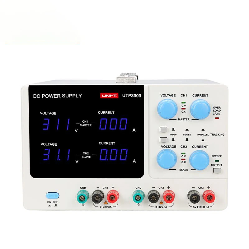 

UTP 3303 Dual-Channel Three-Channel Adjustable Switching DC Power Supply 32V 3A Constant Voltage Constant Current Power Supply