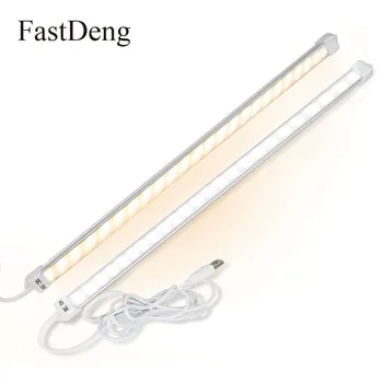 

Usb Portable Led Bar Light Desk Lamps DC 5V Hard Rigid Tube Bulb Desk Table Lamp Strip Book Reading Study Office Work Children