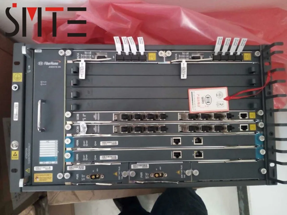 

Original OLT AN5516-06 19 inch Chassis 2*HSWA 2*HU1A 2*PWR included GCOB 16 ports board with 16 C+ SFP
