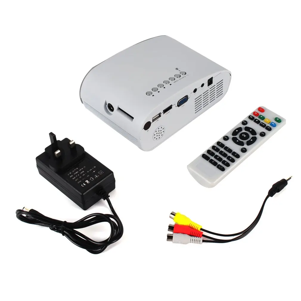 المحمولة حجم 3D كامل HD 1080 P المنزل استخدام العارض LED جهاز عرض مقاطع فيديو لمسرح منزلي متعدد الوسائط VGA HDMI التلفزيون AV الأبيض المحمولة حجم 3D كامل HD 1080 P المنزل استخدام العارض LED جهاز عرض مقاطع فيديو لمسرح منزلي متعدد الوسائط VGA HDMI التلفزيون AV الأبيض