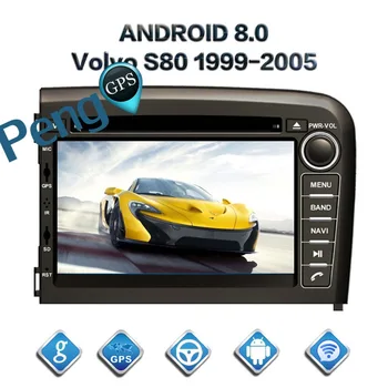 

2Din Octa Core Android 8.0 Car Radio GPS Navigation DVD Player Unit for Volvo S80 1999-2005 with 7 inch WIFI DAB 1080P Headunit