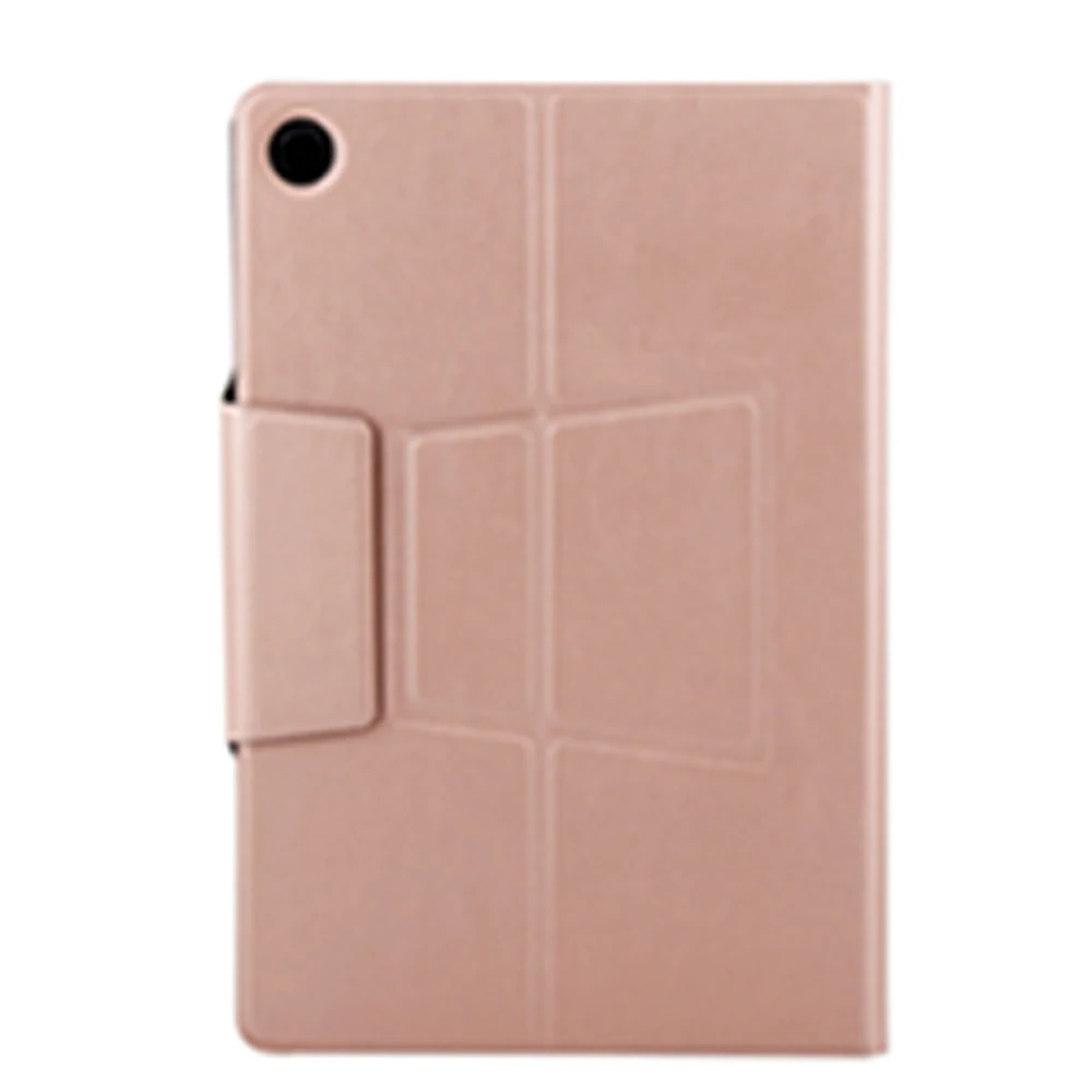Беспроводной съемный стеклянный зеркальный Bluetooth клавиатура кожаный чехол для huawei MediaPad M5 10 10,8 Coque Capa Funda - Цвет: Rose Gold