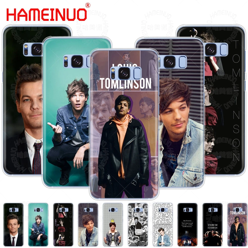HAMEINUO One Direction 1d Louis Tomlinson cell phone case cover for Samsung Galaxy S9 S7 edge PLUS S8 S6 S5 S4 S3 MINI