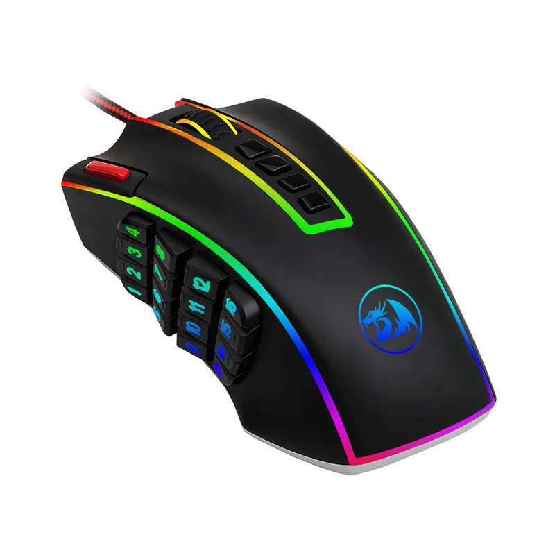Игровая мышь Redragon 24000 DPI 24 кнопки эргономичный дизайн для настольного компьютера