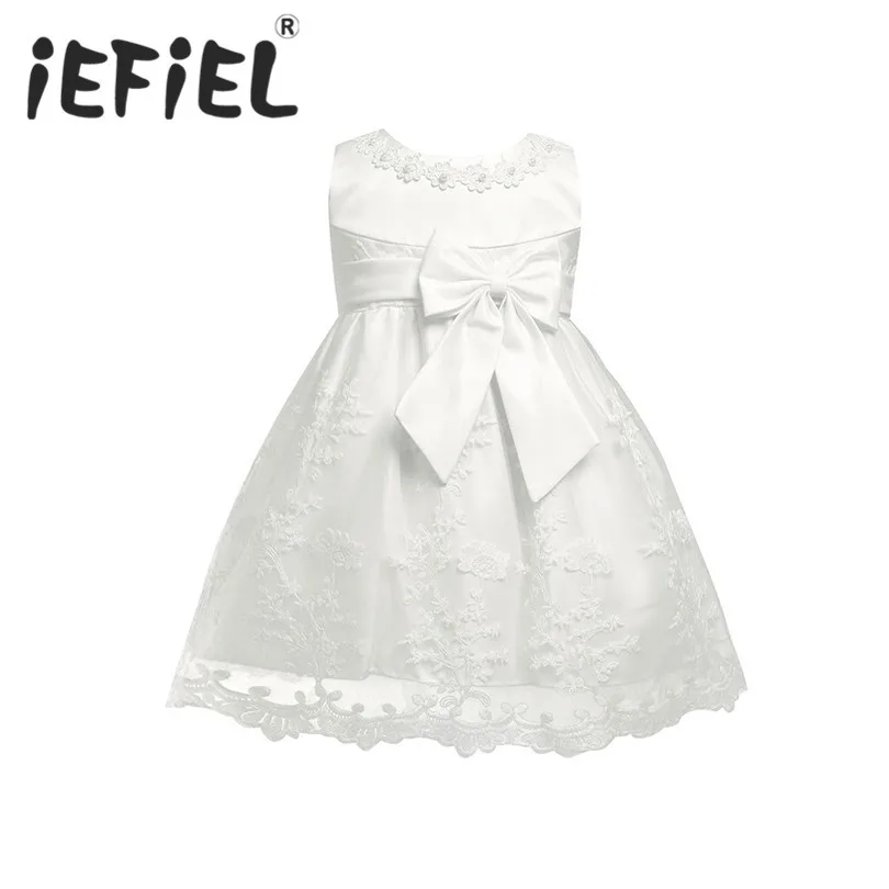 Платье для дня рождения белого цвета и слоновой кости Vestido Infantil Платья с