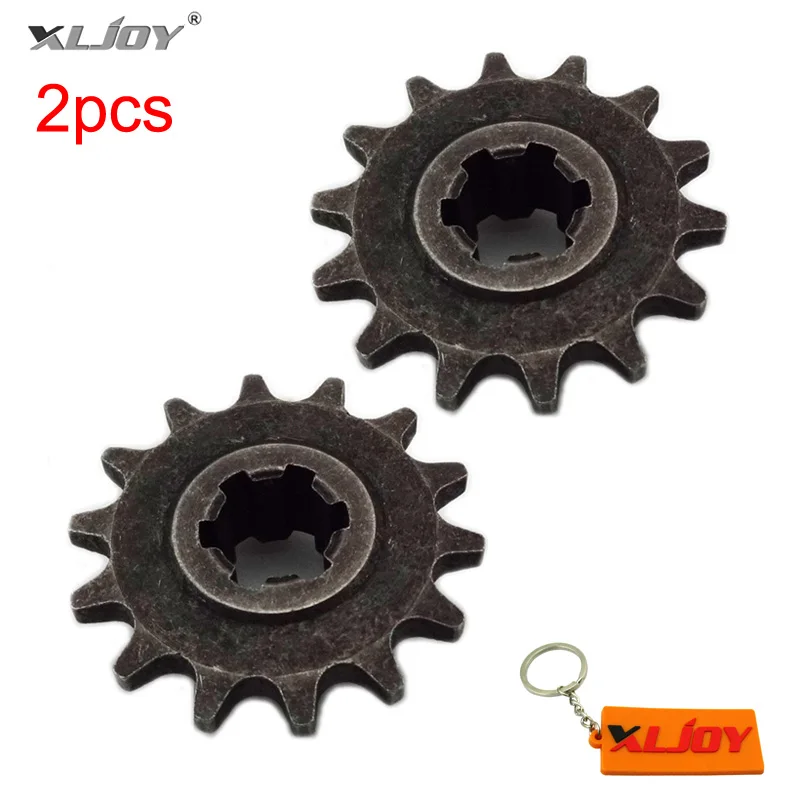 

2pcs T8F 14 T Tooth Clutch Gear Box Front Pinion Sprocket For 47cc 49cc 2 Stroke ATV Quad Dirt Pocket Mini Motor Bike Motocross