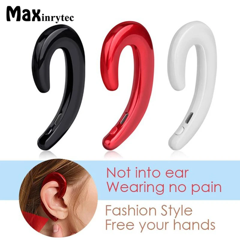 K8 Bone Conduction Bluetooth Headphone Ear Hook No Pain Wear Wireless