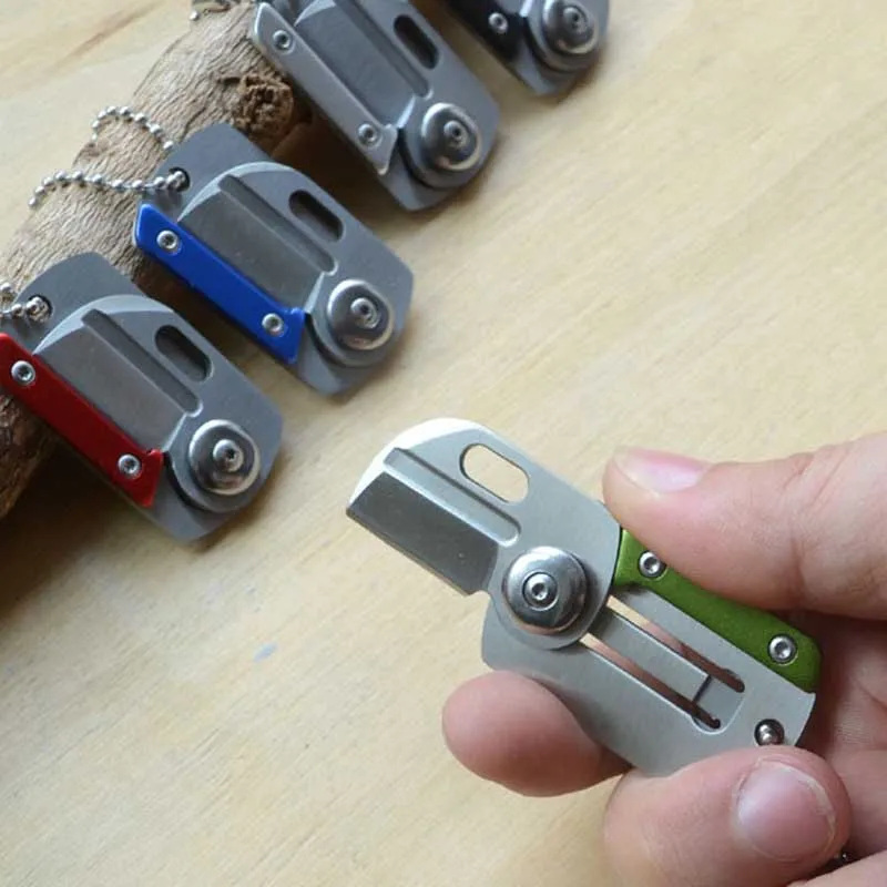 Plegable Mini defensa seguridad sorpresa EDC cuchillo del ejército desierto de deportes al aire libre Camping supervivencia defensa personal