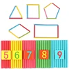 Juguete de matemáticas para bebé, palo de madera, rompecabezas magnético de matemáticas, juguetes con números, juego de cálculo, aprender a contar, regalos para niños ► Foto 2/5