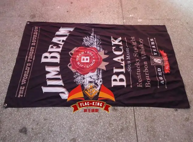 Винный флаг JIM beam баннер для ликера бесплатная доставка размер 90x150 см |flags free