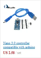 Nano V3.0 3,0 ATmega328 CH340G CH340 Mini USB UART интерфейсная плата микроконтроллер модуль для Arduino 5V микроконтроллер