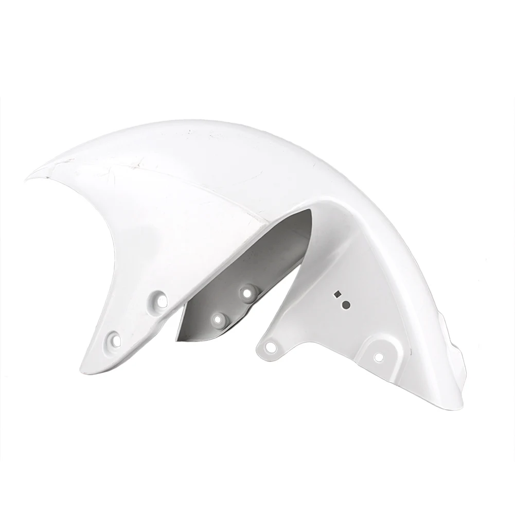 Unpainted White Front Wheel Fender Mudguard Splash Extension Extender Fairing Cover For SUZUKI HAYABUSA GSX1300R GSX 1300R 08-12