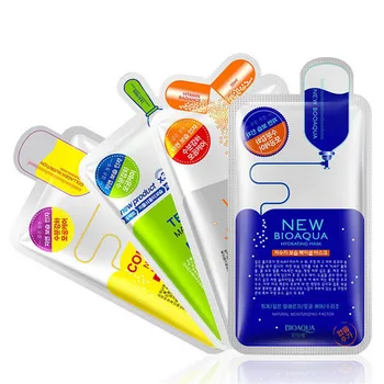 

BIOAQUA Women Skin Care Face Masks Natural Essence Collagen Whitening Moisturizing Oil Control Mask