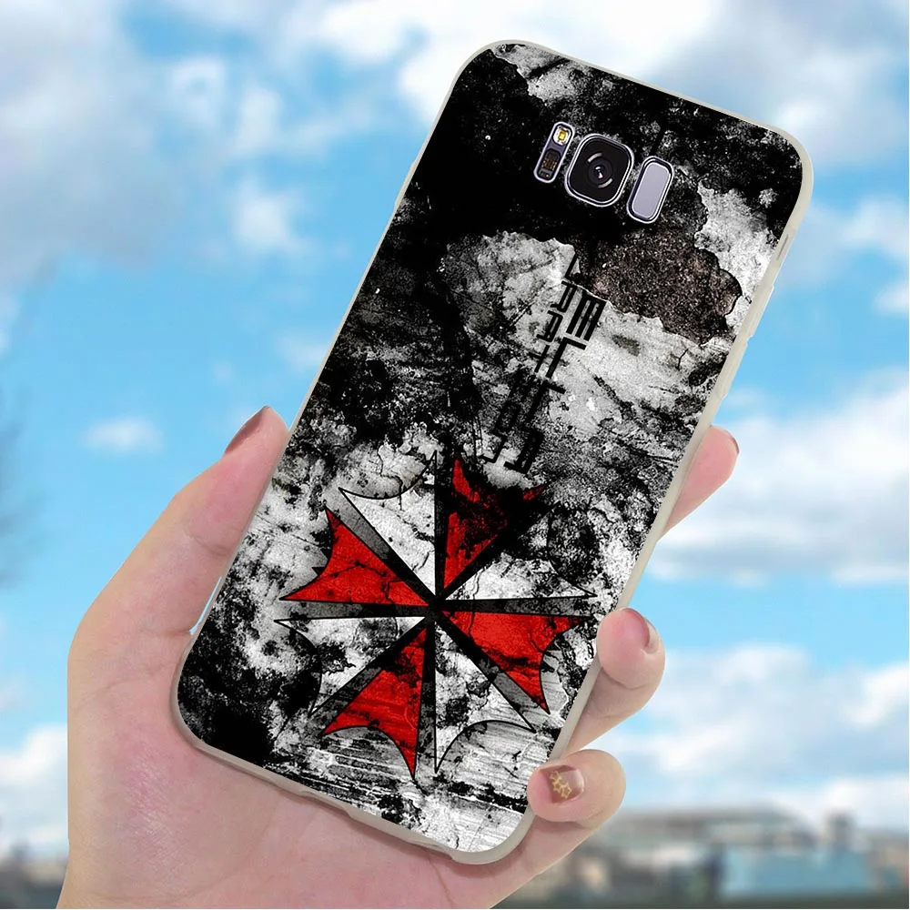 Мягкий чехол для телефона из ТПУ Galaxy Samsung A8 с зонтиком A9 A3 A6 Plus A5 A7 A10 A20 A30 A40 A50 A70