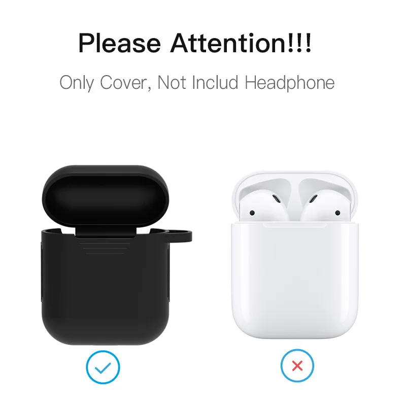 Чехол для наушников AirPods защитный чехол Аксессуары для кожи для Apple Airpods чехол для зарядки 7-Piece набор