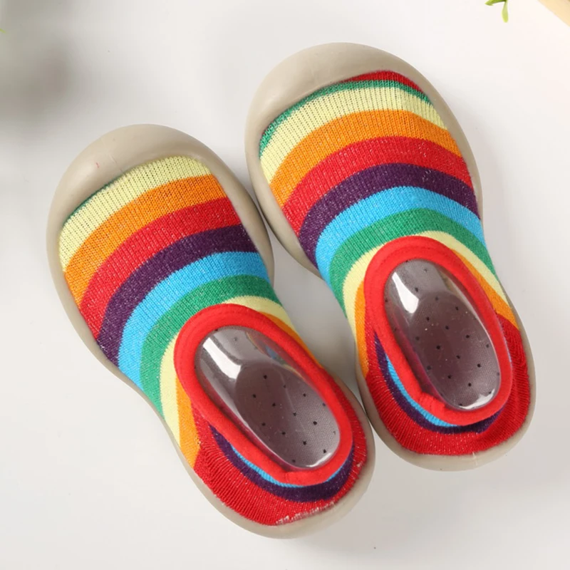 

toddler shoes infant soft sole baby shoes rubber plastic knitted baby booties baby boy toddler girls shoes first step anti-slip