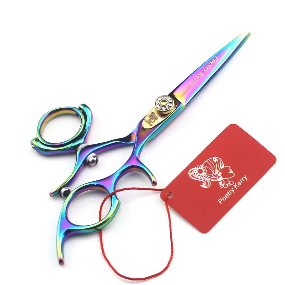 

5.5 in. Professional Hairdressing Scissors,62HRC JP440C,CUTTING SCISSORS,rotating handle