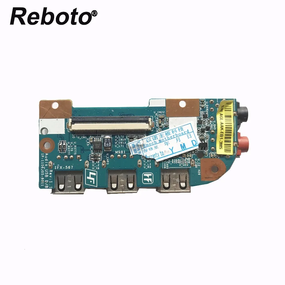 Reboto оригинальный USB порт аудио плата для SONY VPCEB21 VPCEB24 VPCEB43 VPCEB IFX 567 1P 1106J05 8011 плата 100% протестирована Быстрая доставка|audio port|usb audio portusb usb | АлиЭкспресс