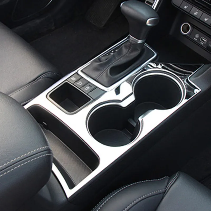 

FIT FOR 2016 2017 KIA SPORTAGE KX5 ACCESSORIES CAR CHROME GEAR SHIFT BOX PANEL TRIM FRAME COVER SEQUIN DECORATION