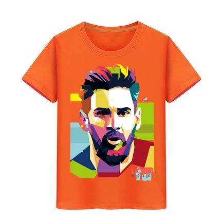 Месси футболка Барселона Дети футболки месси Для мальчиков и девочек натуральный хлопок футболки Аргентина Джерси для детей-поклонников футболки для девочек
