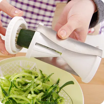 

Kitchen Tools Spiral cutter Vegetable Spiral Slicer Carrot Cucumber Spaghetti Clever Cutter Cortador Espiral Vegetale cut