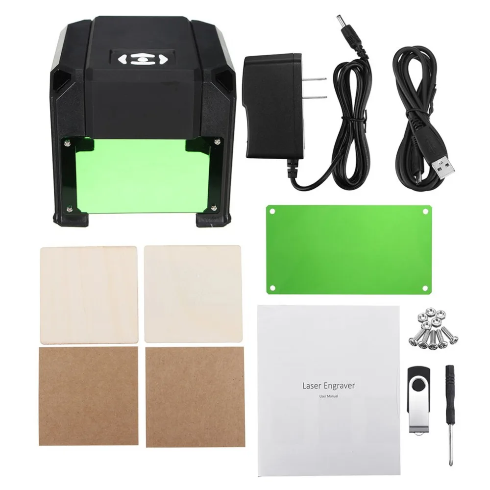 1500mW USB Laser Engraver DIY Logo Mark Printer Cutter Carver Engraving Laser Carving Machine Home Use