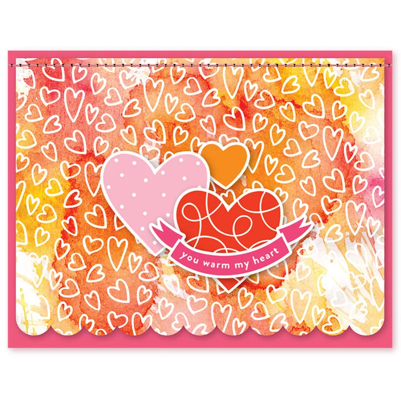 

Naifumodo Heart Love Metal Die Cutting Dies Scrapbooking Craft New Embossing Stencil Card Album Decoration Diecut Paper Craft