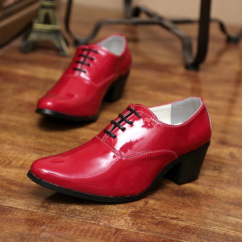 formal shoes red colour