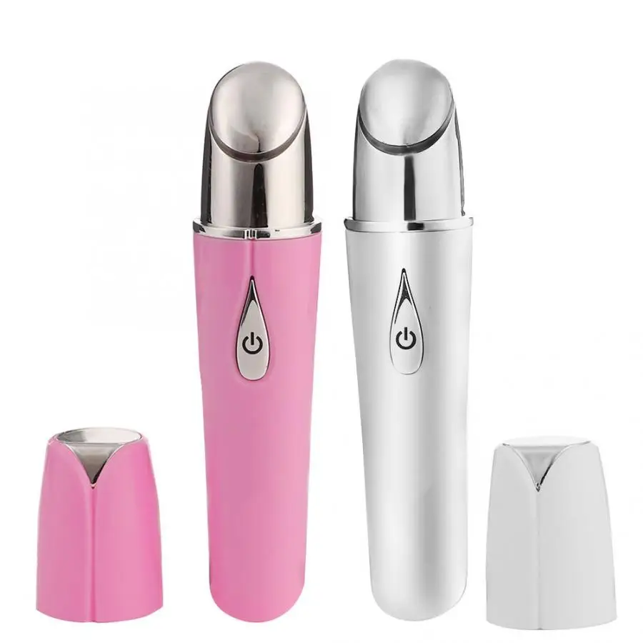 

2 Colors Electric Eye Massager Device Negative Ion Micro-vibration Lip Care Eyes Massage Anti Wrinkle aging Pen Beauty Machine