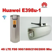 Unlocked HUAWEI E398u-1 modem 4G LTE E398 100Mbps mobile dongle plus 2pcs antenna