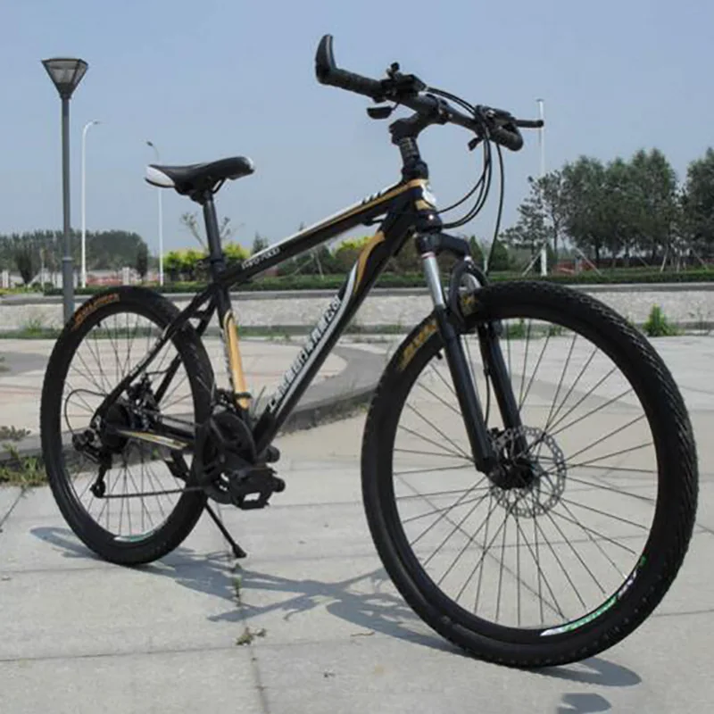 Усовершенствованный алюминиевый сплав Материал производители продают снаряжение Спорт и развлечения компании горный велосипед - Цвет: black