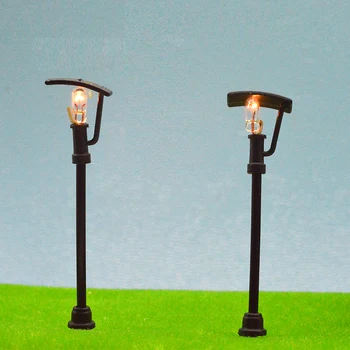 

100pcs Toy Model Garden Lamps Diorama Scale 1:150 Landscape Courtyard Light for Scenery Train Layout Building Kits