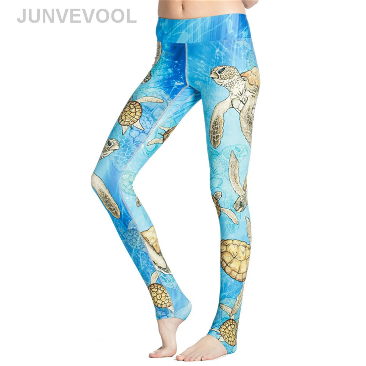 

Lovely Turtles Digital Printed Leggings Women Cute 3D Printing Long Pant High Elastic Breathable Hot Sale Pencil Pants Legging