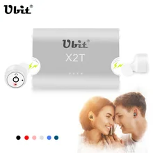 Ubit X2T True Wireless Earbuds TWS Mini Bluetooth Earphone Earpiece V4.2 With 1500mAh Power Bank PK Q29 For iPhone Andriods