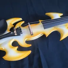 Дизайн crazy-1 SONG бренд желтый solidwood электрическая скрипка 4/4