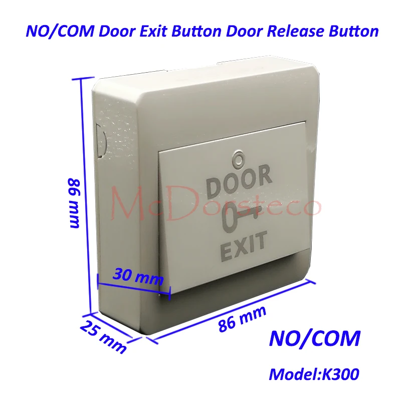 Специальная цена NO/COM кнопка выхода настенное крепление кнопка выхода кнопочный переключатель для электрической системы контроля доступа
