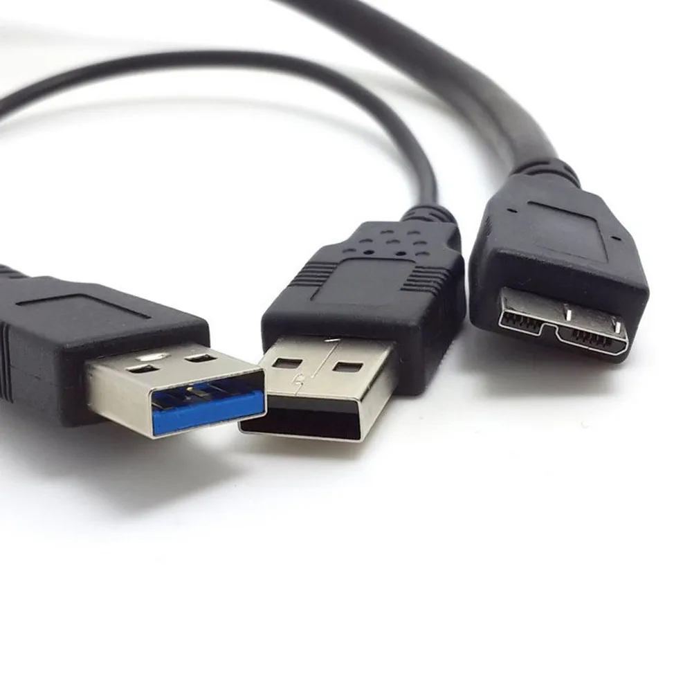 2 шт. 10 50 штекер USB 3 0 A на Micro Y образный кабель + питания для Toshiba внешний жесткий