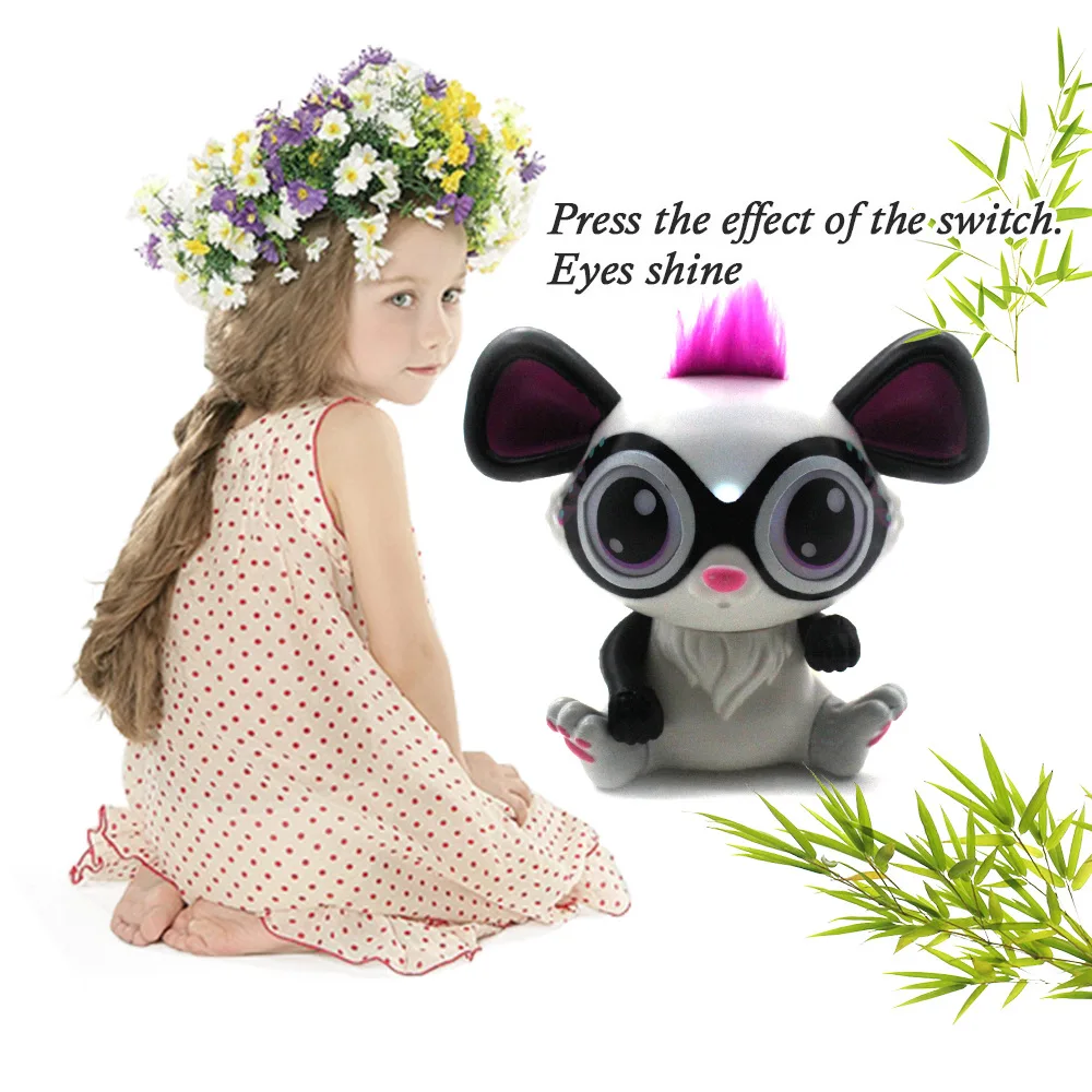 Плюшевая игрушка Lil Gleemerz Acousto optic Интерактивная фигурка лисы для питомца